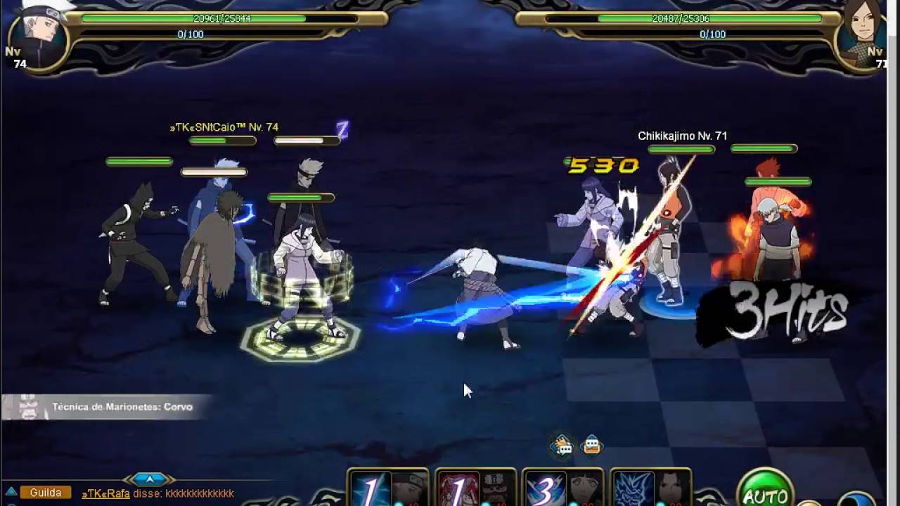 Bug no refino-naruto online