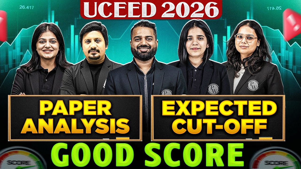 UCEED 2026 Paper Analysis | Expected Cut-Off, Good Score & Difficulty Level Explained