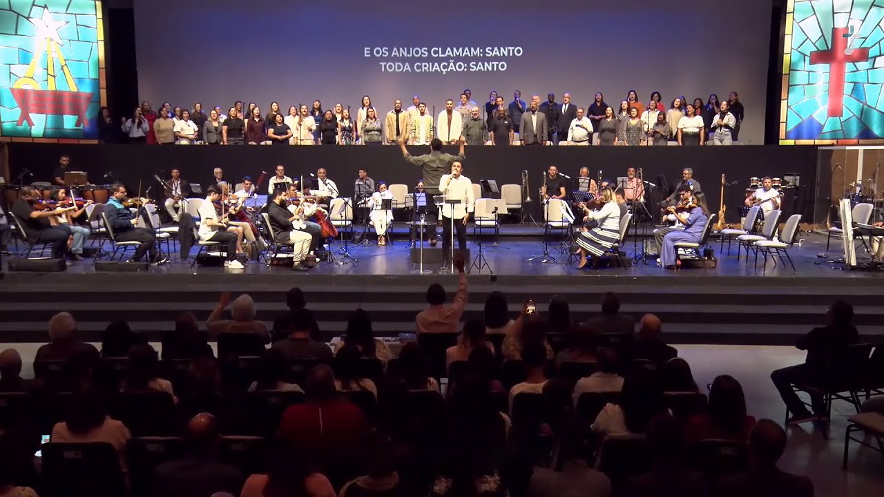 Santo para sempre - Coral e Orquestra Renovasom Ft Rodrigo Soeiro