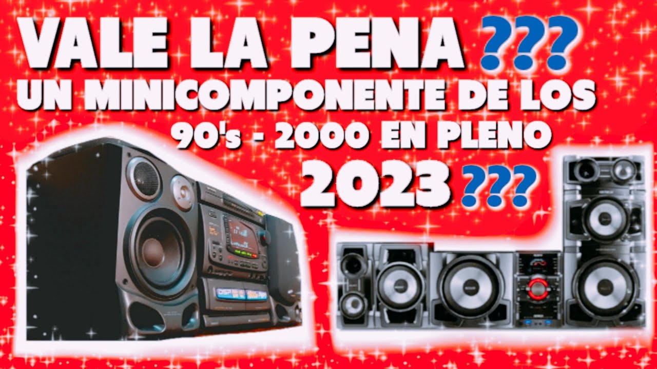 VALE LA PENA adquirir un MINICOMPONENTE de los 90's - 2000 en pleno 2023❓🤔🔊breve analisis #103🦆🔊