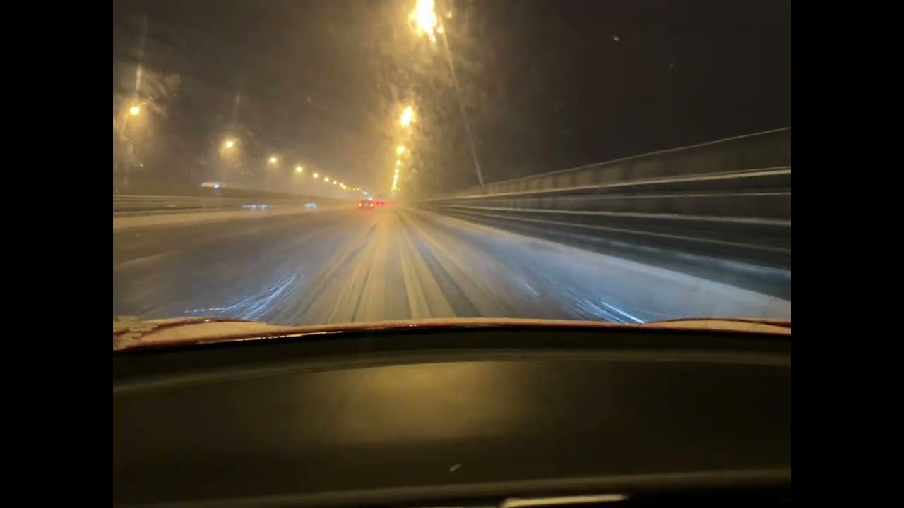 Tesla FSD HW3 in Snow