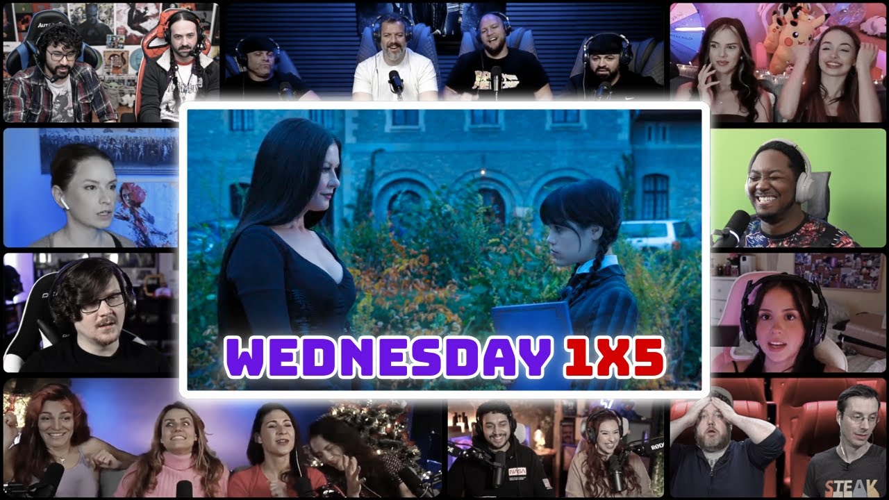 Wednesday 1x5 (2022) - TV Series Reaction Mashup!