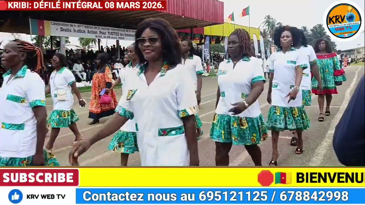 🛑 𝐃𝐄́𝐅𝐈𝐋𝐄́ 𝐈𝐍𝐓𝐄́𝐆𝐑𝐀𝐋 𝟎𝟖 𝐌𝐀𝐑𝐒 2026 𝐊𝐑𝐈𝐁𝐈 🇨🇲