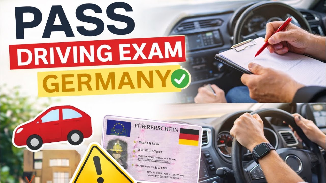 Common mistakes and tips to pass your driving exam in Germany