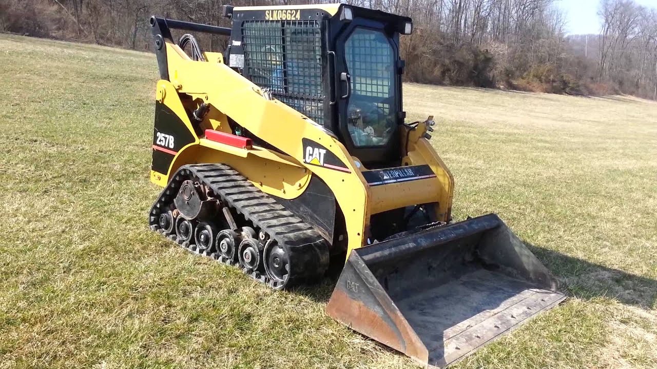 Caterpillar cat 257b tracked skid steer