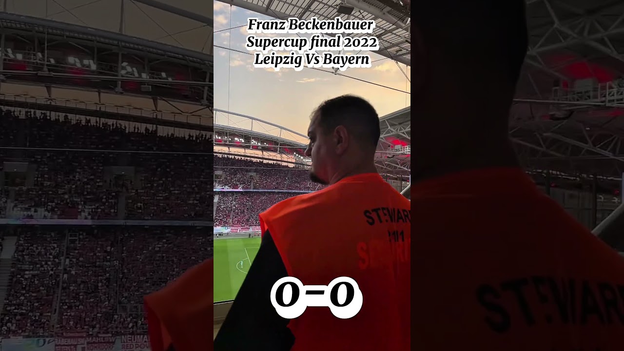 2022 German Supercup Final!🏆 #GermanSupercup #Bundesliga #Football #Germany #Matchday #sportsvlog