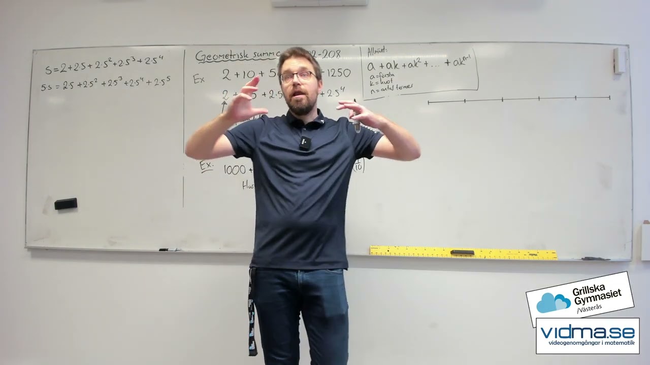 Matematik 3. Geometrisk summa