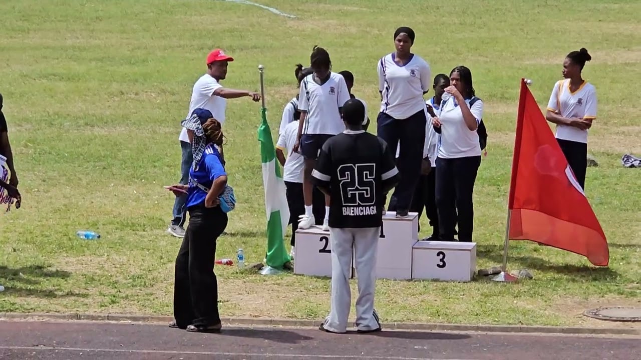 Silver medal 4 by 100M mixed race