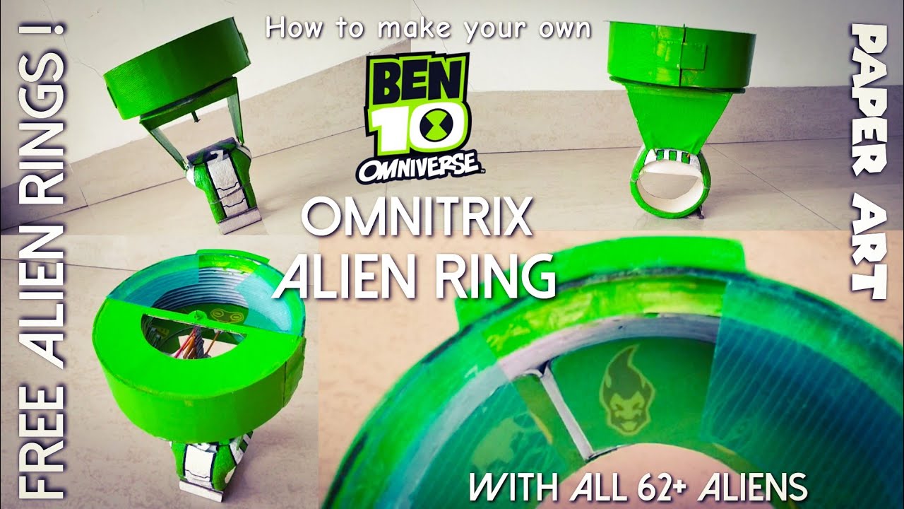 How to make your own BEN 10 OMNIVERSE OMNITRIX | Part 4 : Alien interface Ring (Part 2)