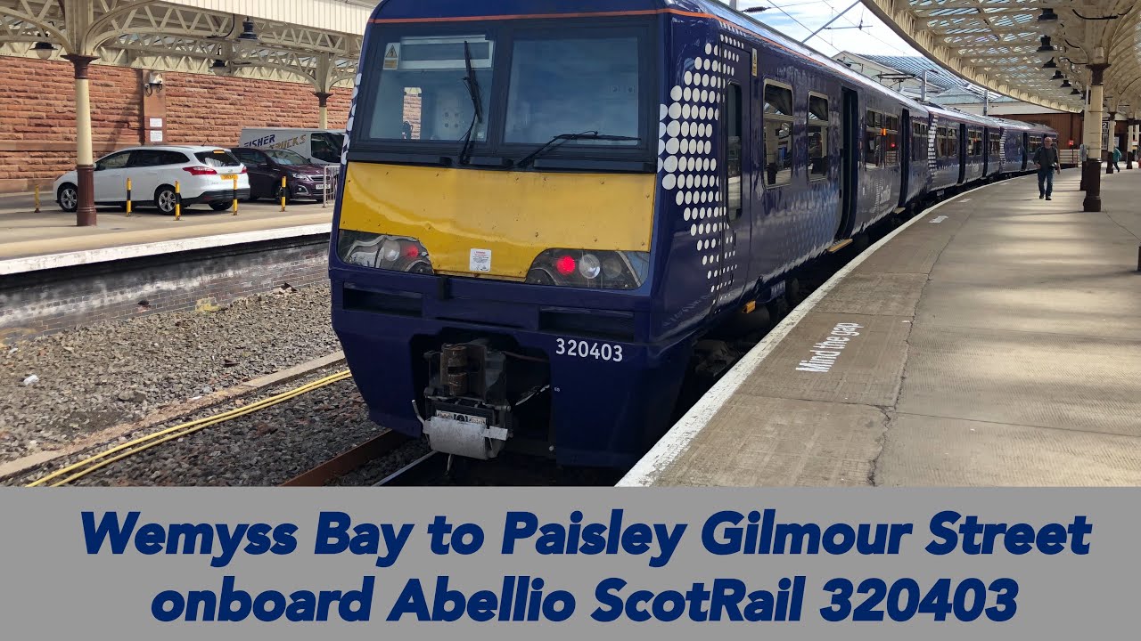 Wemyss Bay to Paisley Gilmour Street onboard Abellio ScotRail 320403 (22nd June 2019)