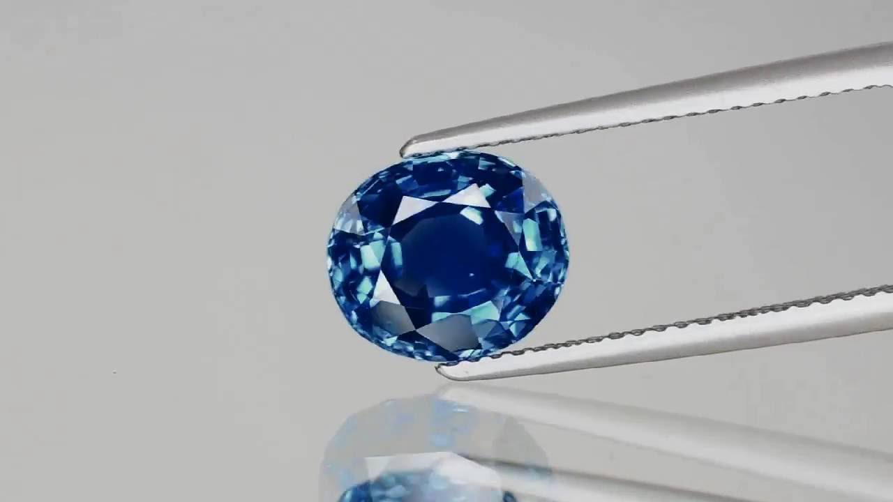 3.49-Carat Top-Grade VVS Unheated Royal Blue Burmese Sapphire