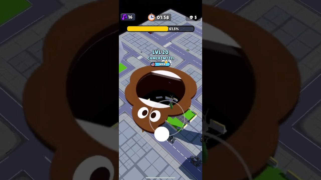 HOLE.IO GAMEPLAY 💩EMOJI 😄