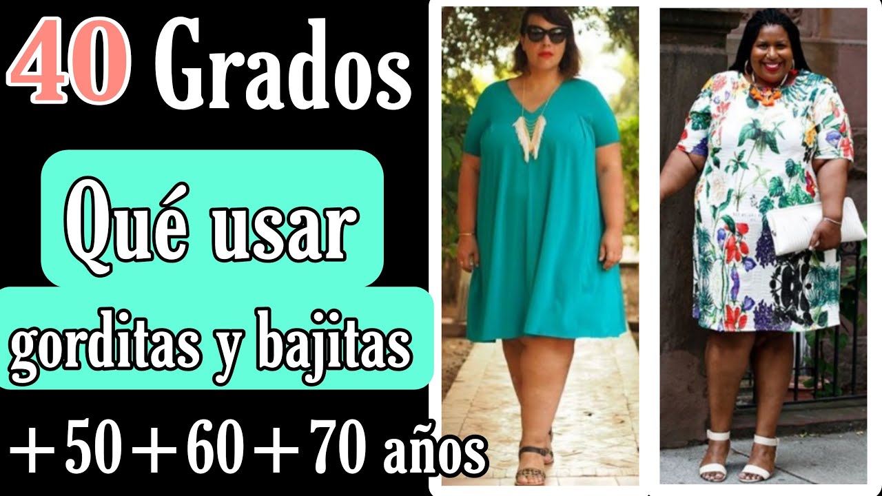 OUTFITS para climas cálidos SEÑORAS GORDITA, BAJITA +50+60+70 AÑOS