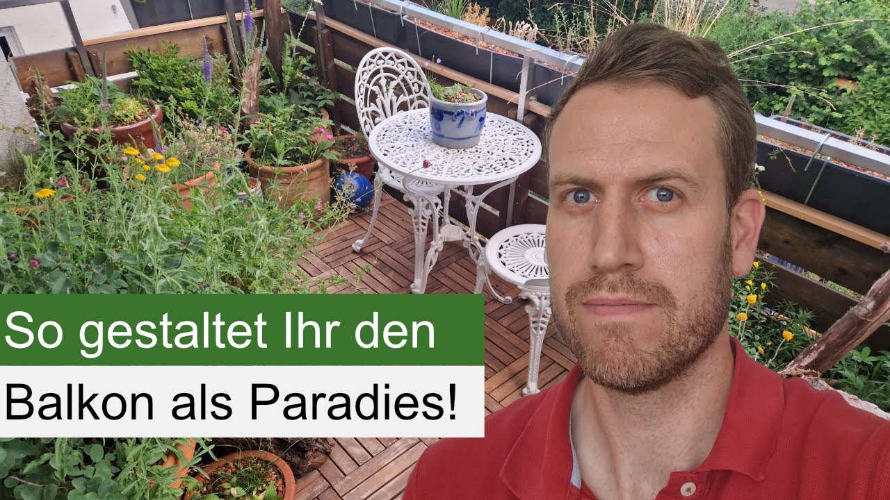 Ein Balkon gegen das Artensterben - So schön kann Umweltschutz sein!