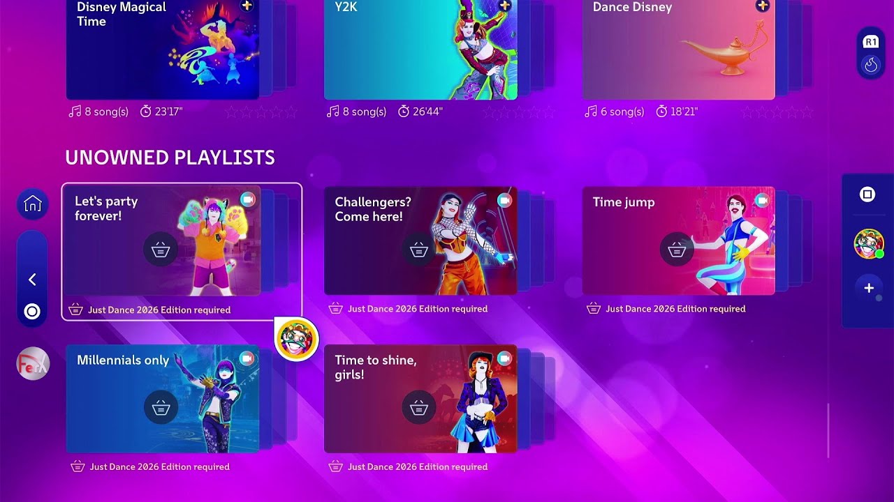 Just Dance 2026 Edition - Playlists!