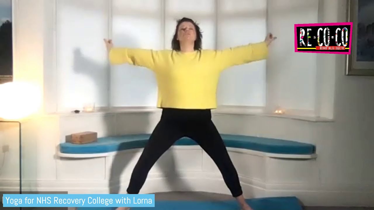 Gentle Yoga for NHS Recovery College:  30 minute Zoom class with Lorna