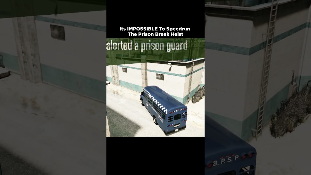 Прохождение ограбления «Побег из тюрьмы» на скорость невозможно | Grand Theft Auto 5