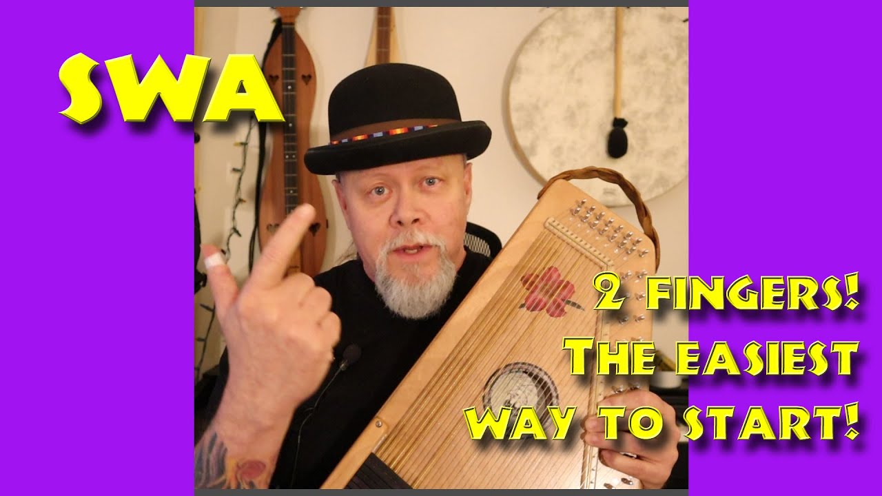 Easiest way to start Autoharp: 2 fingers!