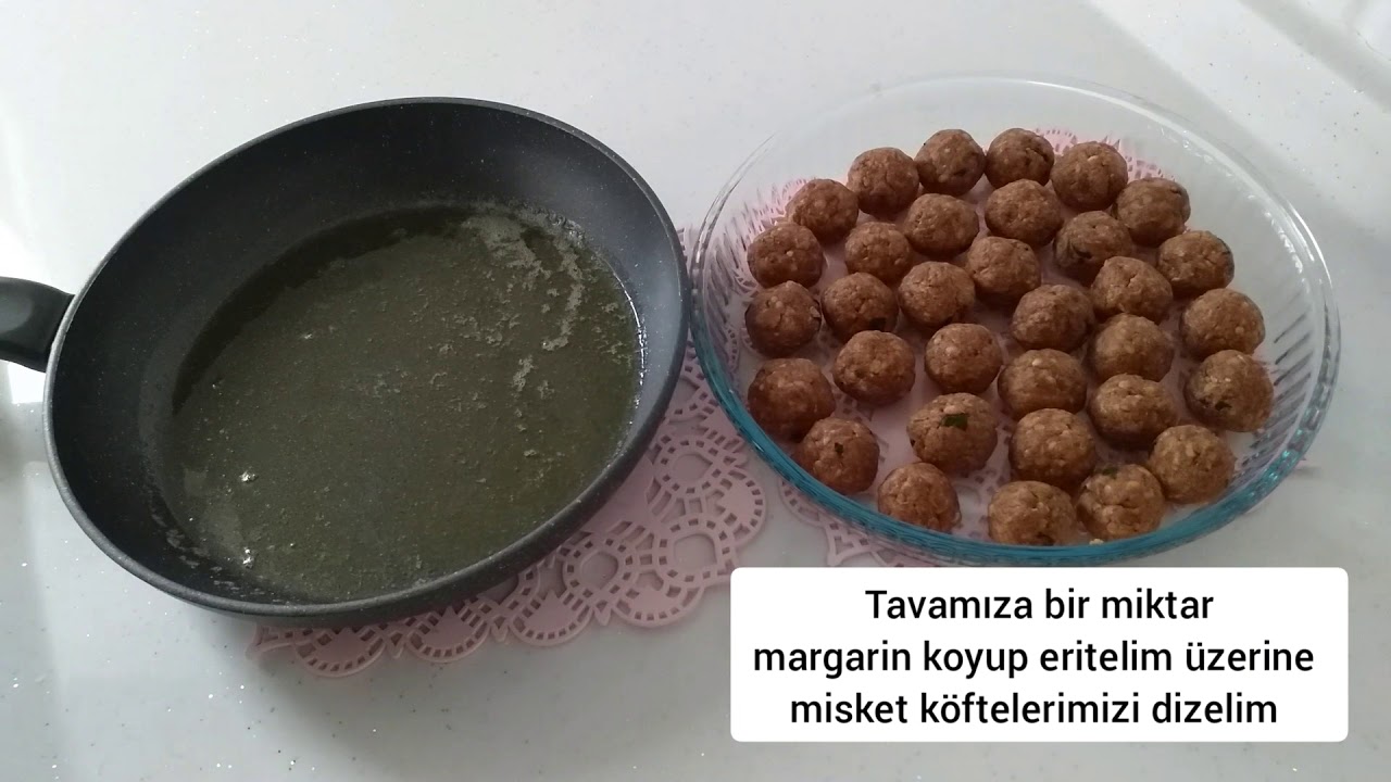 Fırında Kaşarlı Patetes Püreli Misket Köfte