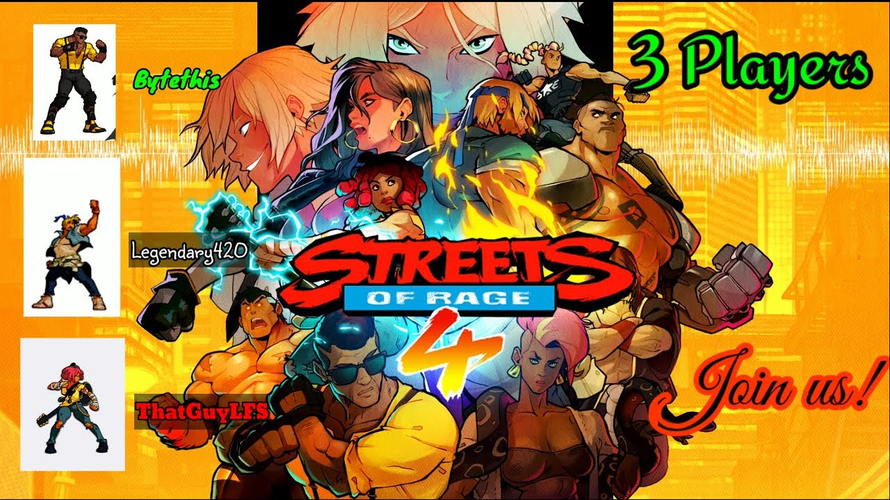 Streets of Rage 4: 3 Players