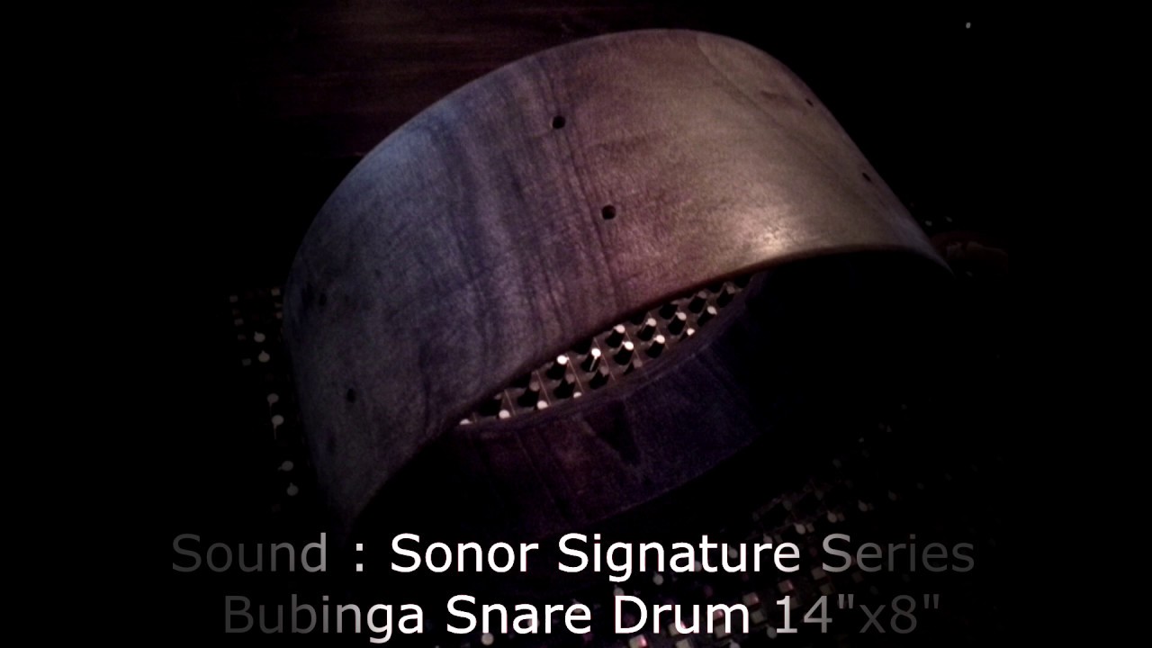 Cracken snare drum vs Sonor Signature Series snare drum