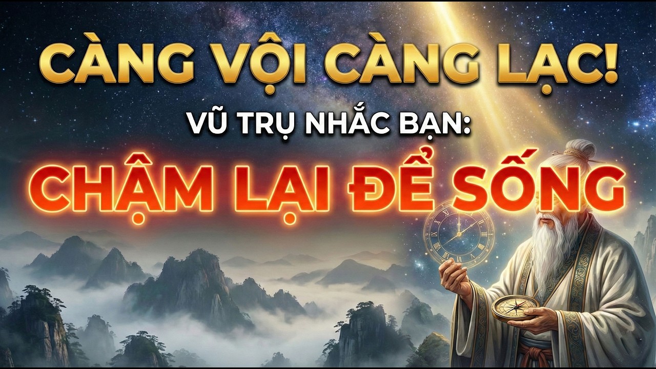 CỔ NHÂN DẠY: Vũ Trụ Bắt Bạn Chậm Lại—Để Bạn Không Lạc Đường | Triết Lý Sống | Cổ Nhân Audio