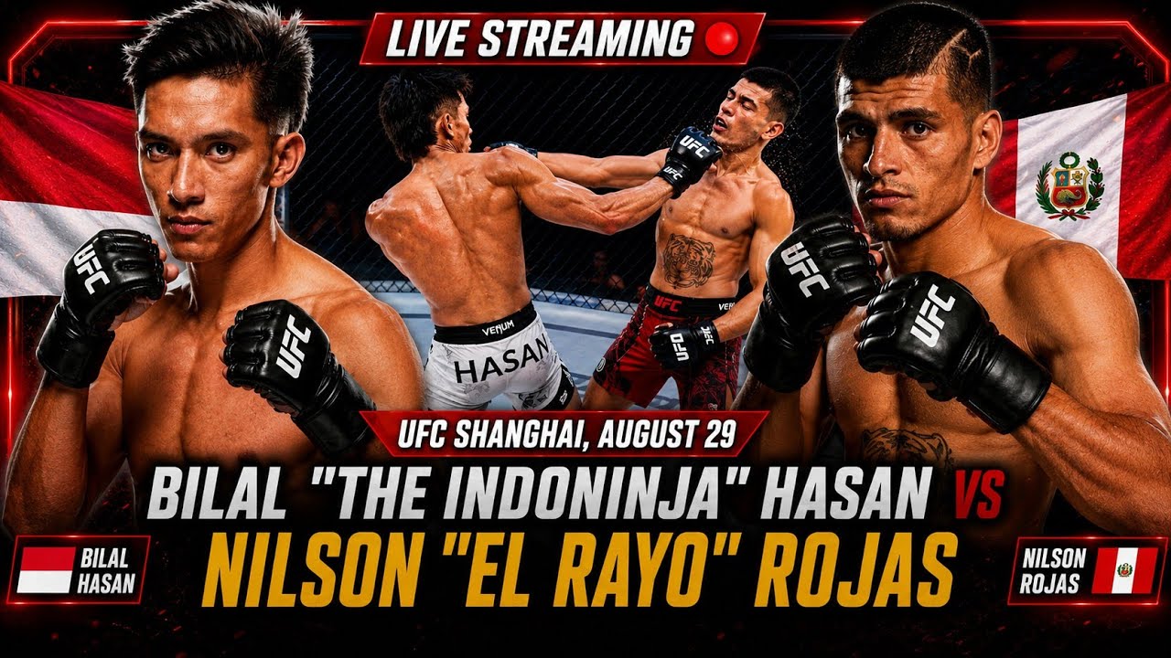 LIVE STREAMING HARI INI🔴 Bilal Hasan vs Nilson Rojas FULL FIGHT | UFC Shanghai 