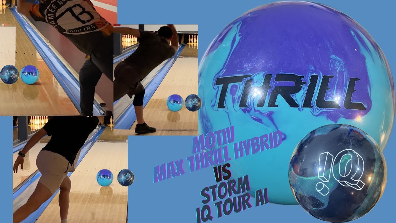 Motiv Max Thrill Hybrid против Storm IQ Tour AI — Битва брендов от TamerBowling.com