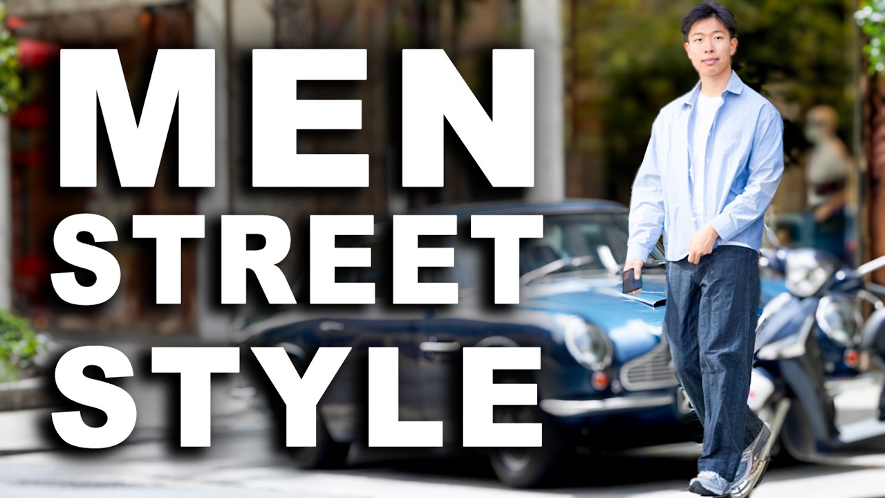 Smart Casual Men's Street Style 2025 | Everyday Summer Outfit Ideas