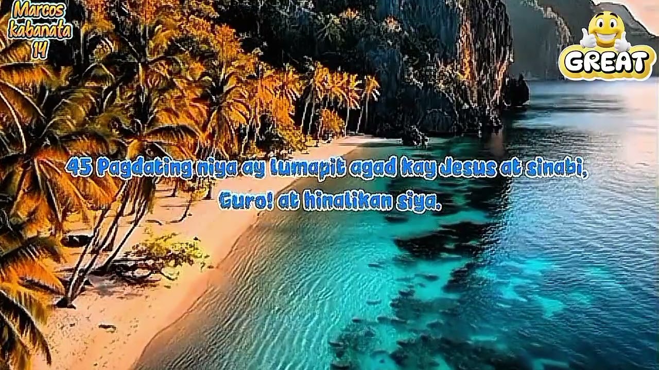 #Marcos kabanata 14 hangang 16- Tagalog Bible Reading with audio ❤️❤️❤️