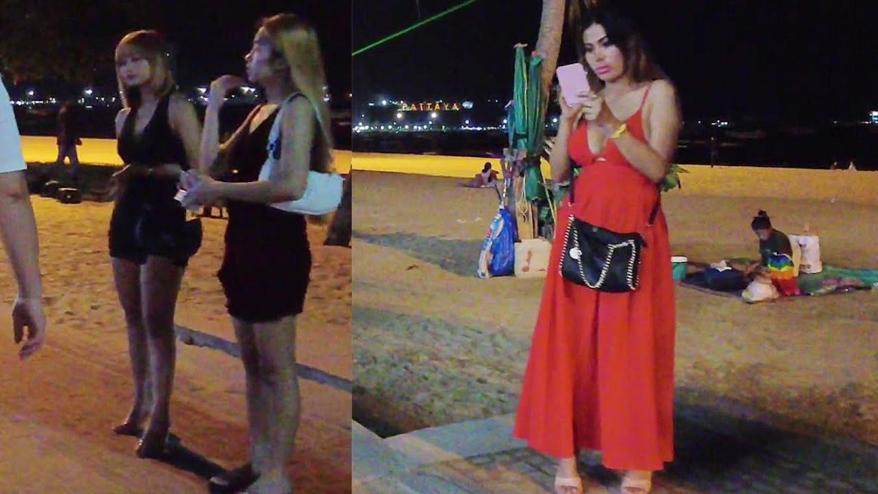 Pattaya, Beach Road Night Scenes,Thailand 2023