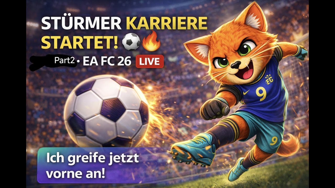 ⚽ STÜRMER KARRIERE STARTET! 🔥 Part 2. Ich greife jetzt vorne an! | EA FC 26 LIVE