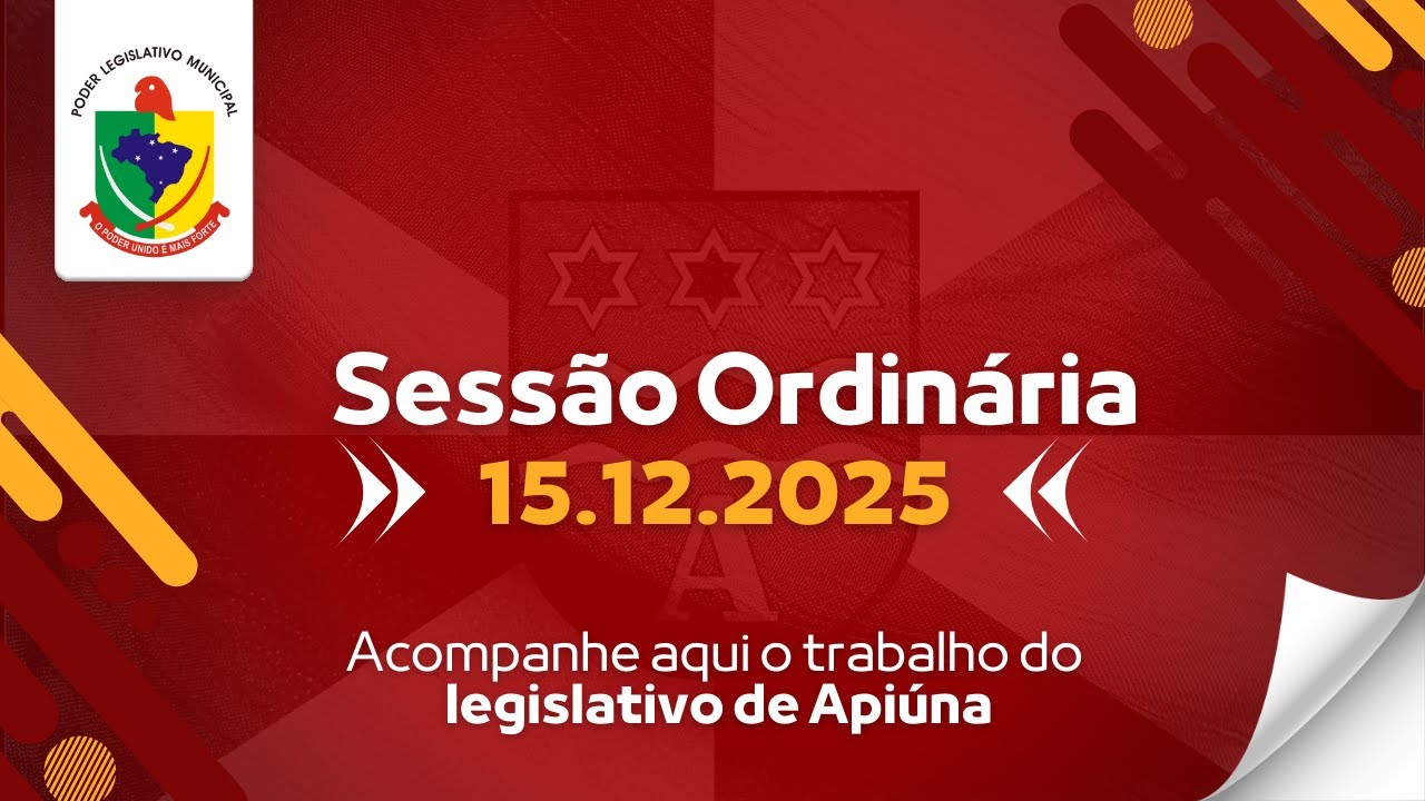 Sessão Ordinária - 15/12/2025