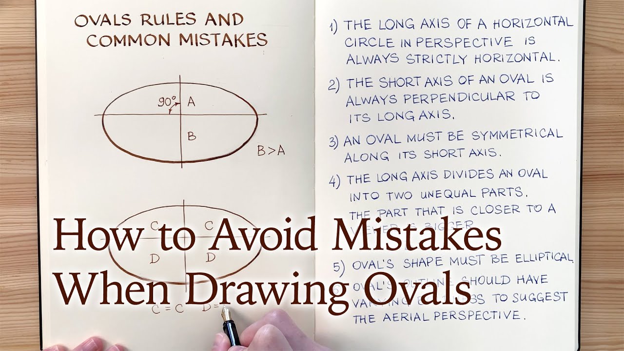 How to Avoid Mistakes When Drawing Ovals