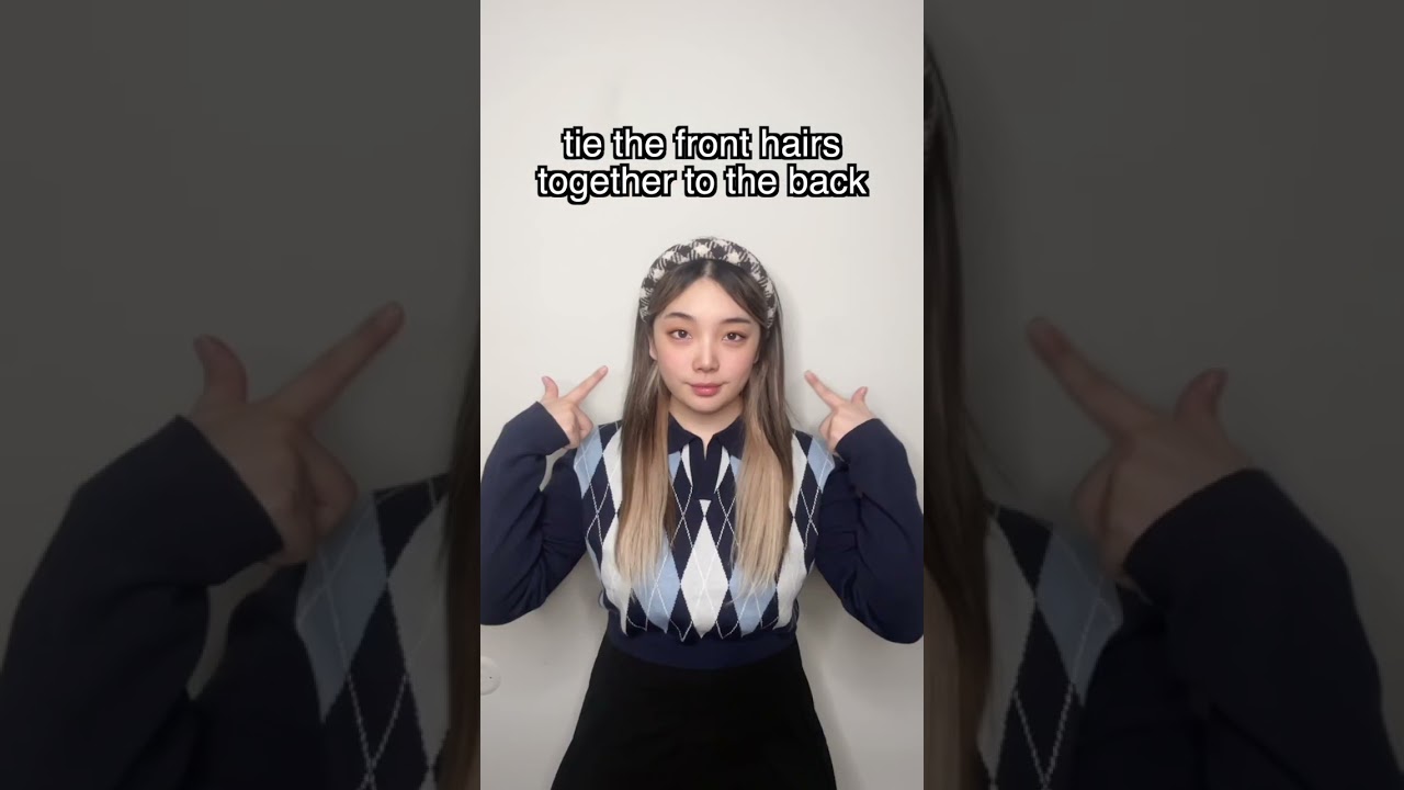 как носить повязку на голову красивее #шорты