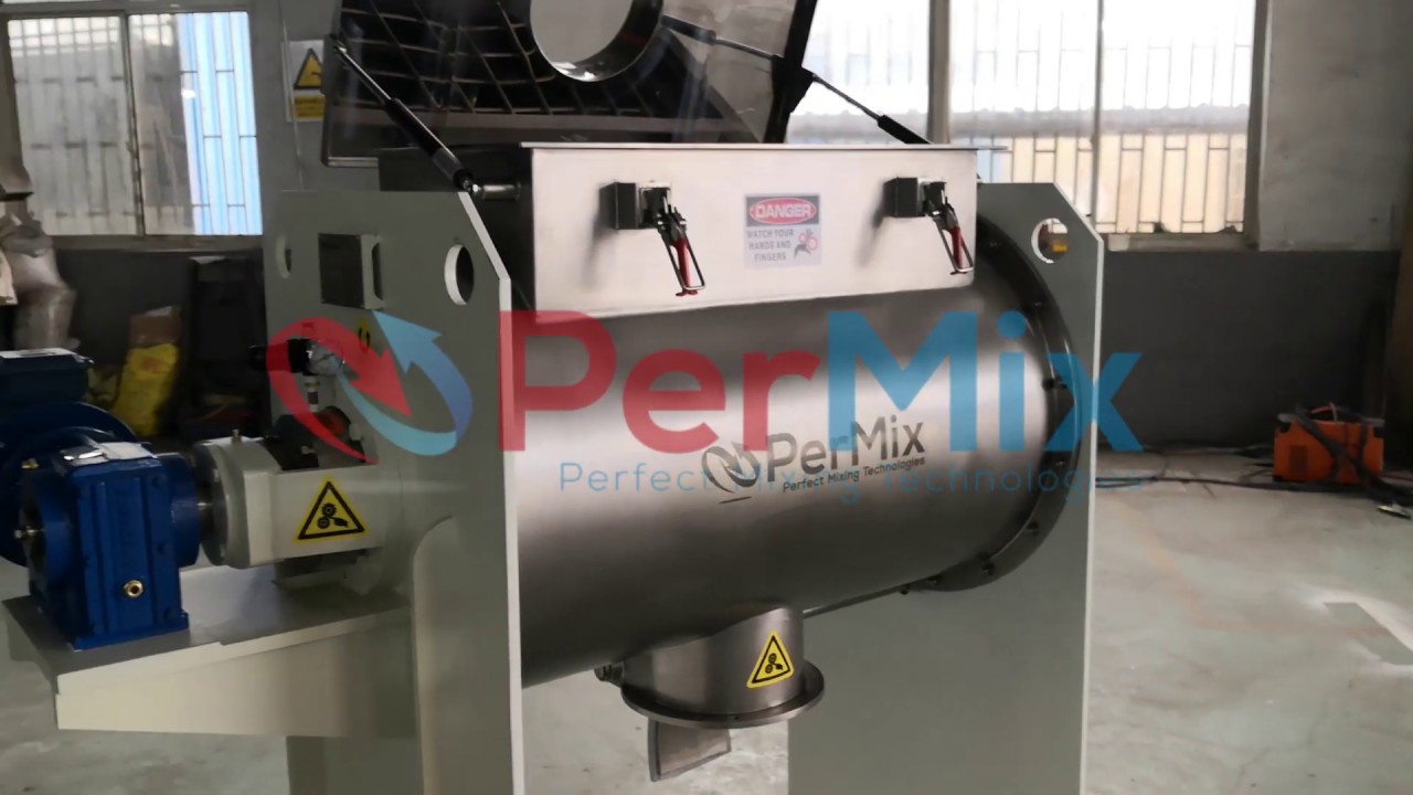 Industrial Mixers and Mixing Equipment - PerMix PTP 200 Paddle mixer