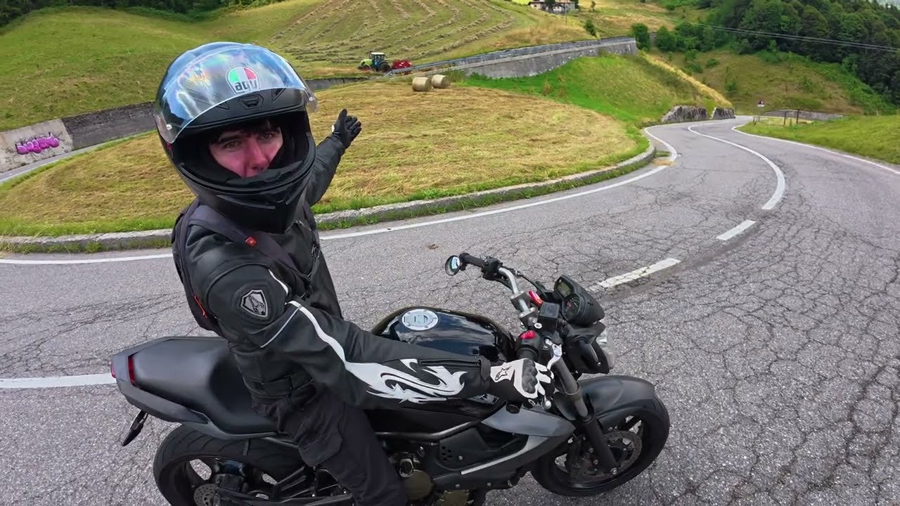 ITALY | Passo Zambla | Yamaha FZ6 | [PURE SOUND] 4K