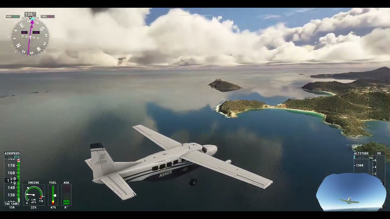 Landing At St Barts In a Cessna Caravan! Princess Juliana-St barts #msfs2020 #cessna #planes