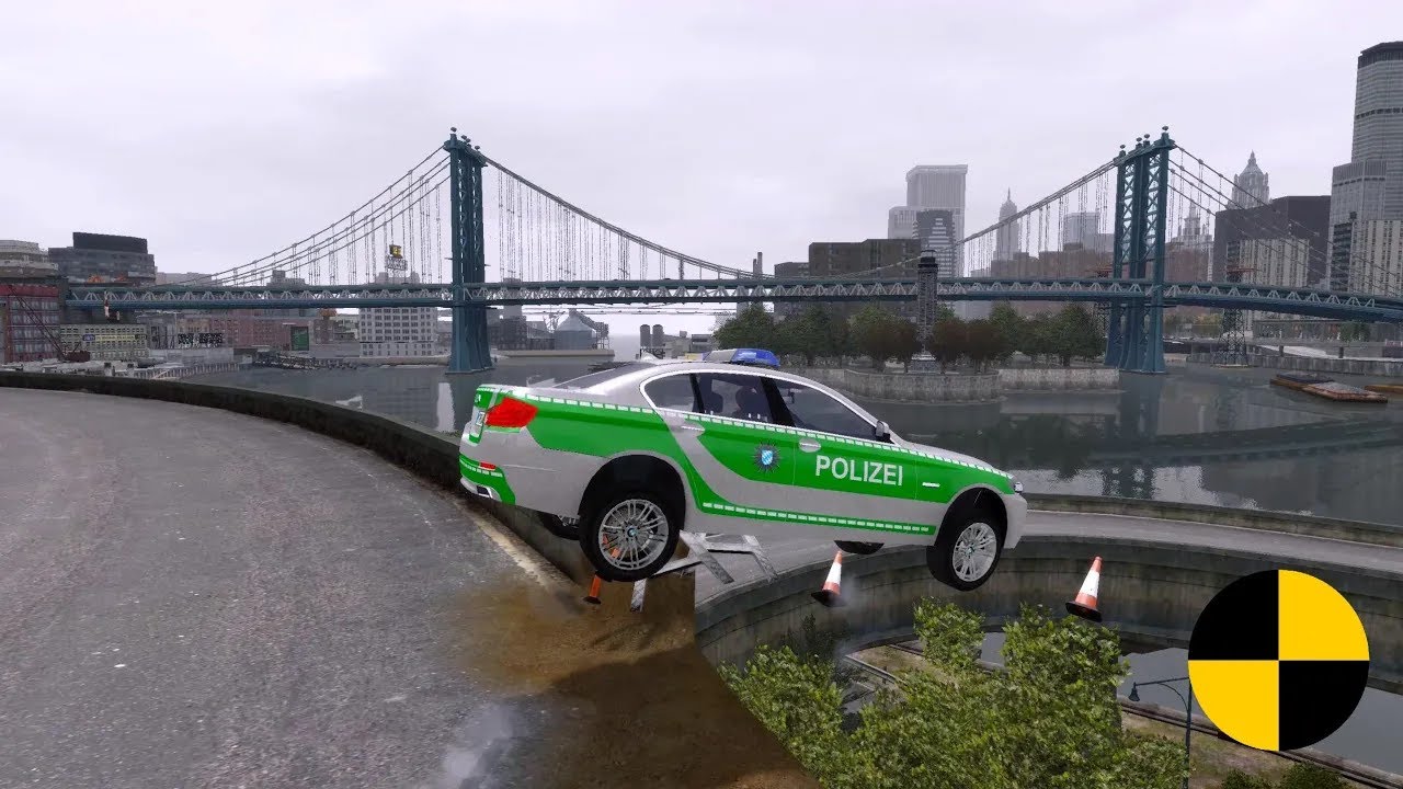 GTA 4 CRASH TESTING REAL CAR 531