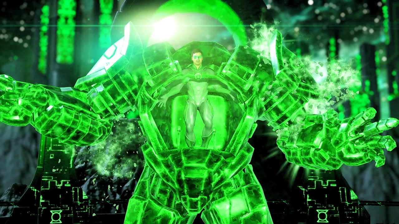 Injustice 2 Green Lantern Super Move on All Characters 4k UHD 2160p
