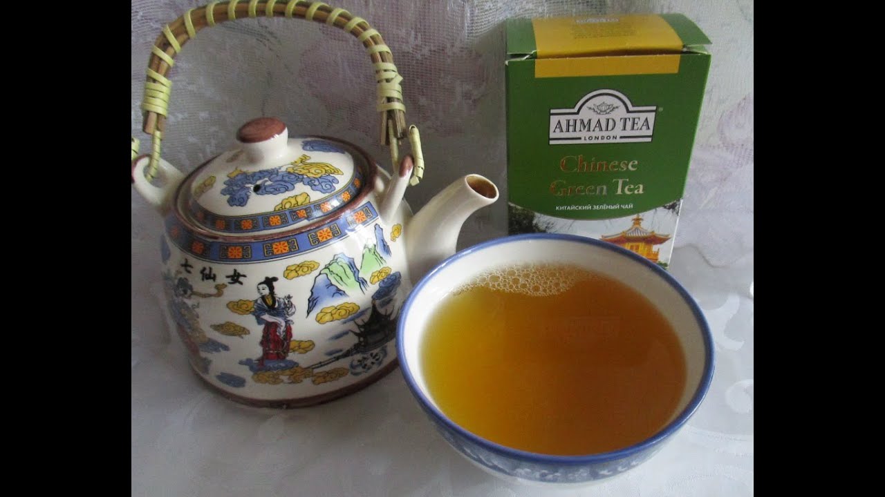Китайский классический листовой зелёный чай AHMAD TEA London