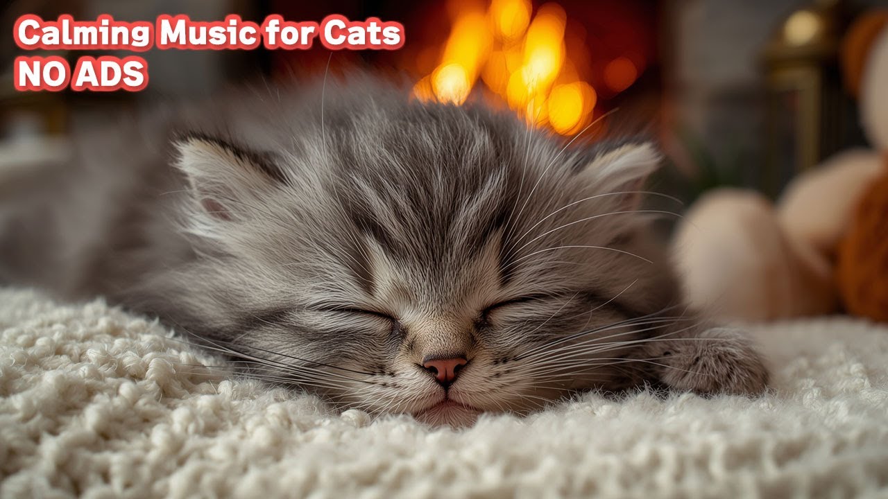 Music for Cats to Relax 🐱 12 Hours No Ads - Cat Sleep Music with Purring Sounds / vol.31
