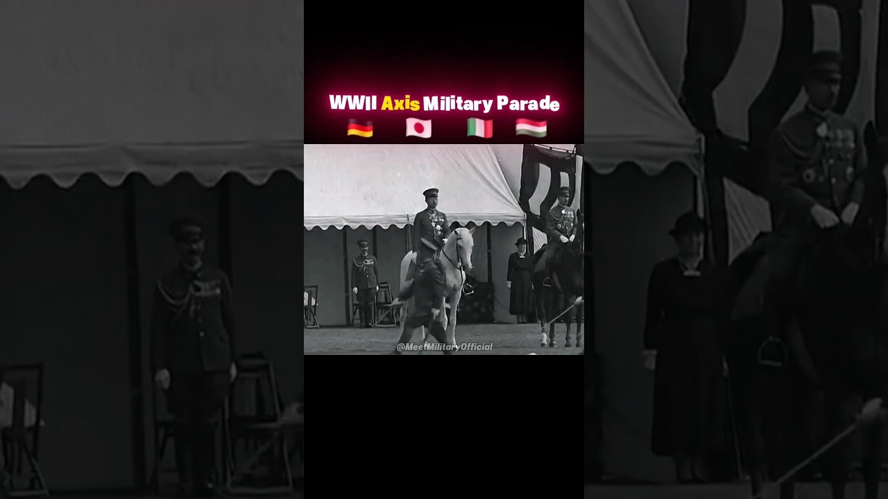 WWII Axis Military Parade  #military #army #parade #worldwar2 #ww2