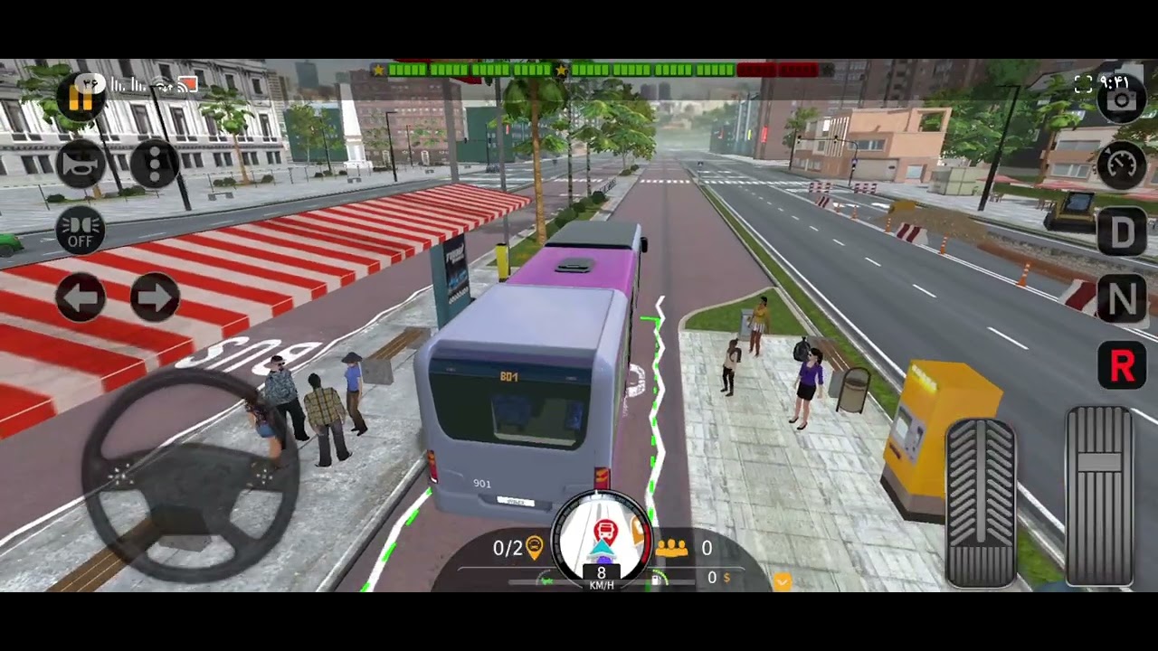 “Real Coach Bus Driving in Bus Simulator Indonesia  Euro Bus Simulator 2025 Android 😁Ali bus driving
