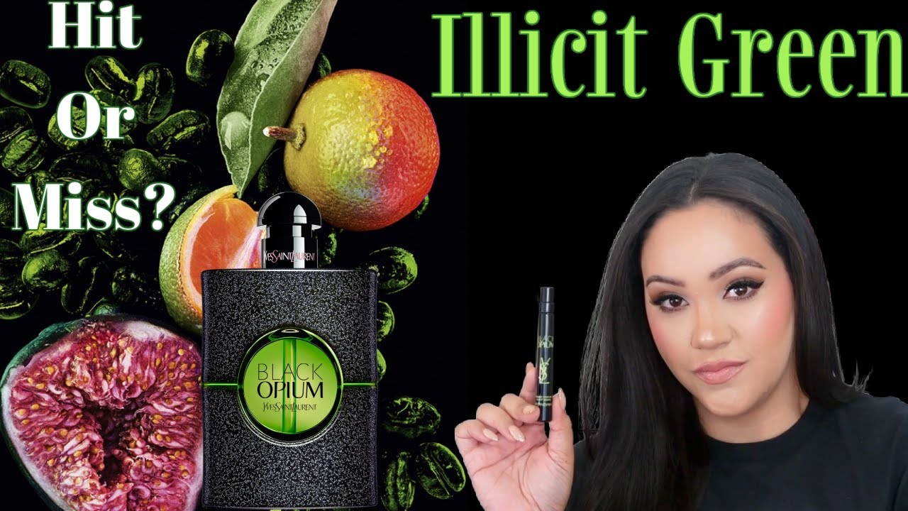NEW! YSL BLACK OPIUM ILLICIT GREEN FIRST IMPRESSIONS: REVIEW | MY PERFUME COLLECTION 2022