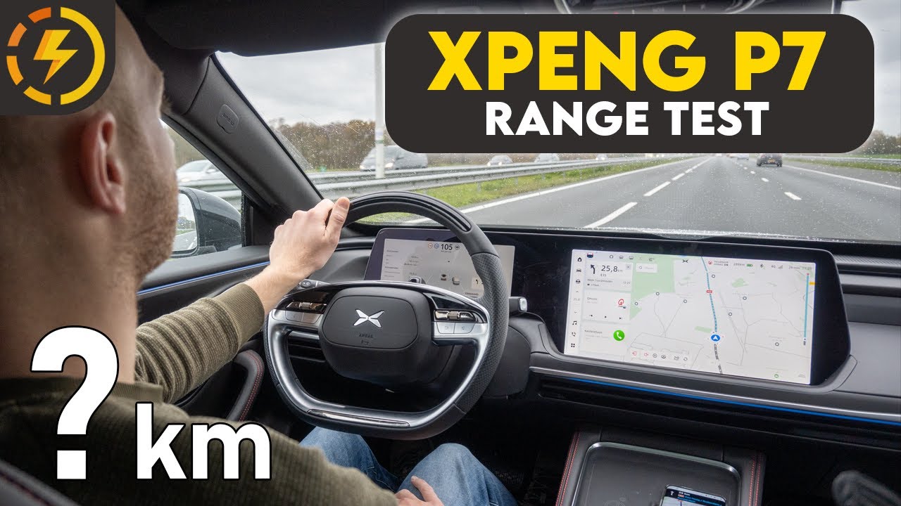 XPENG P7 Range test