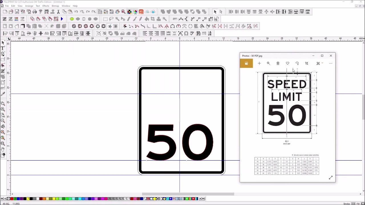 Flexi for Making Traffic Signs
