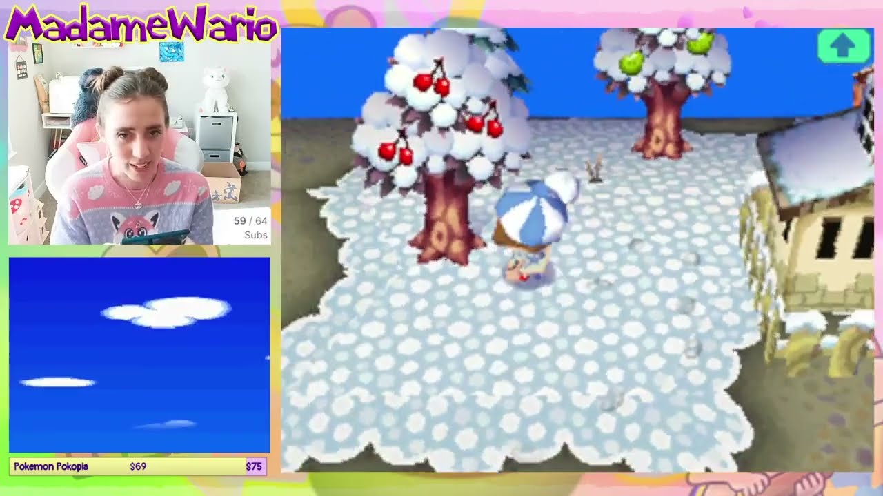 Winter in Animal Crossing Wild World ☃️
