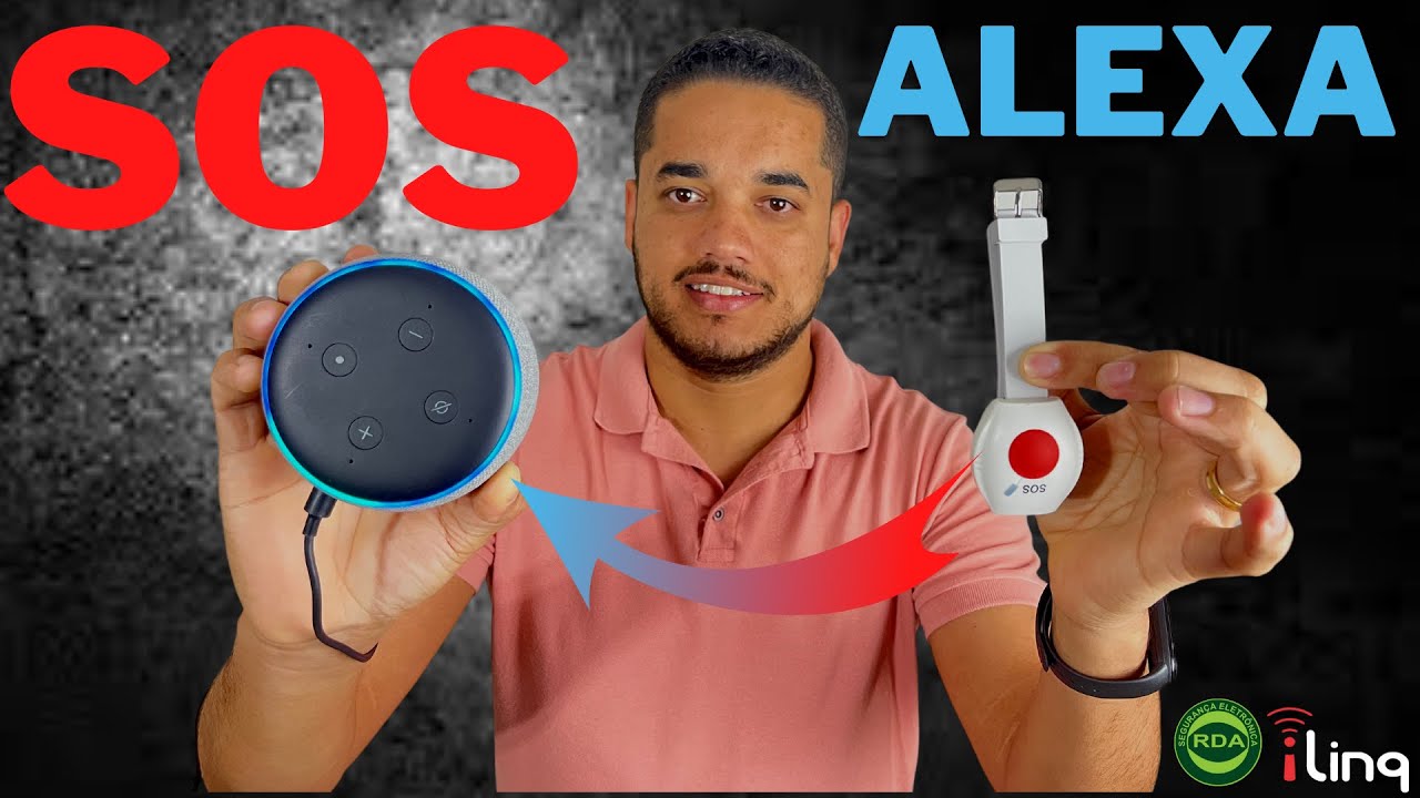 Pulseira de P&acirc;nico, Para Idosos da ILinq, Acionando rotina na Alexa, SOS