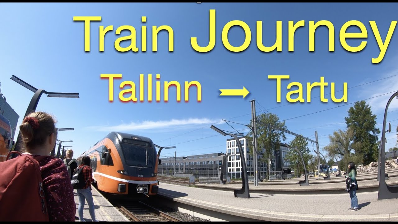 My Train Journey from Tallinn  to Tartu on 5 June 2021 [Estonia]